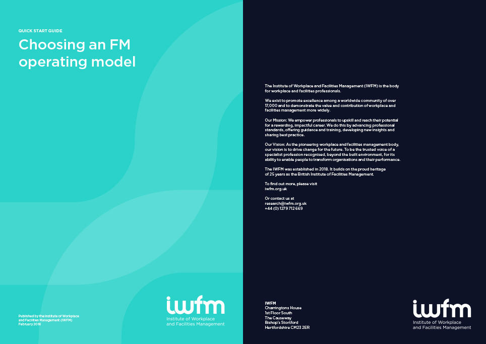 Choosing an fm operating model