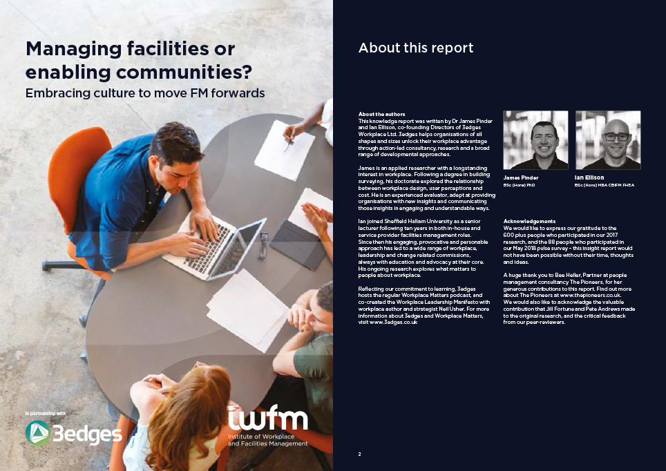 Managing facilities or enabling communities